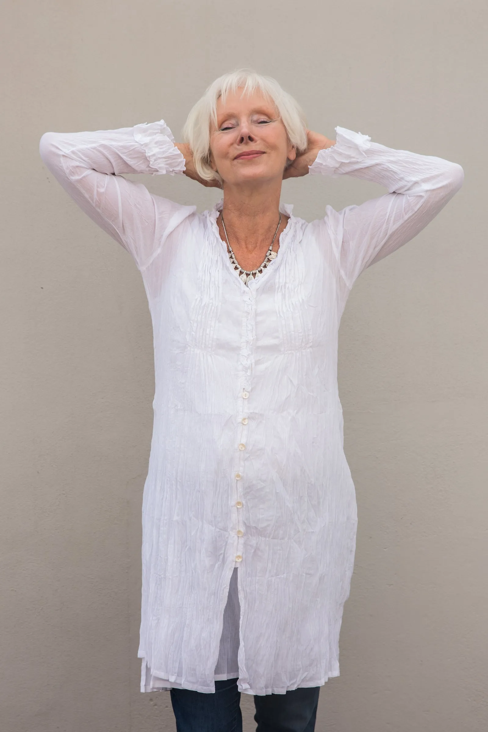 Mughal Tunic Hand Dyed In Pure Cotton