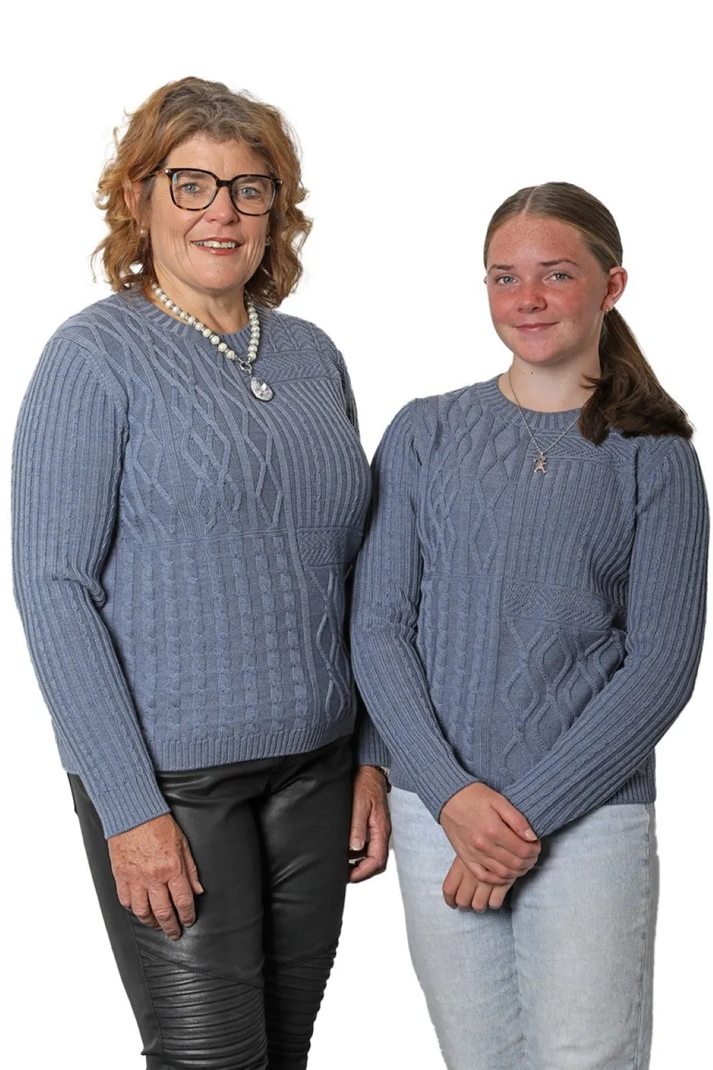 Multi Cable 100% Merino Jersey