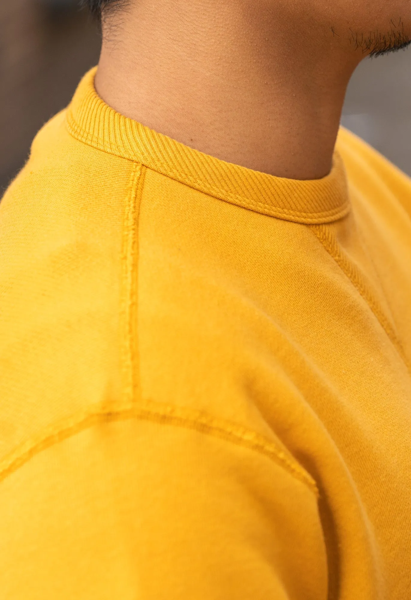 N7 Heavyweight Organic Cotton Sweatshirt, Mustard