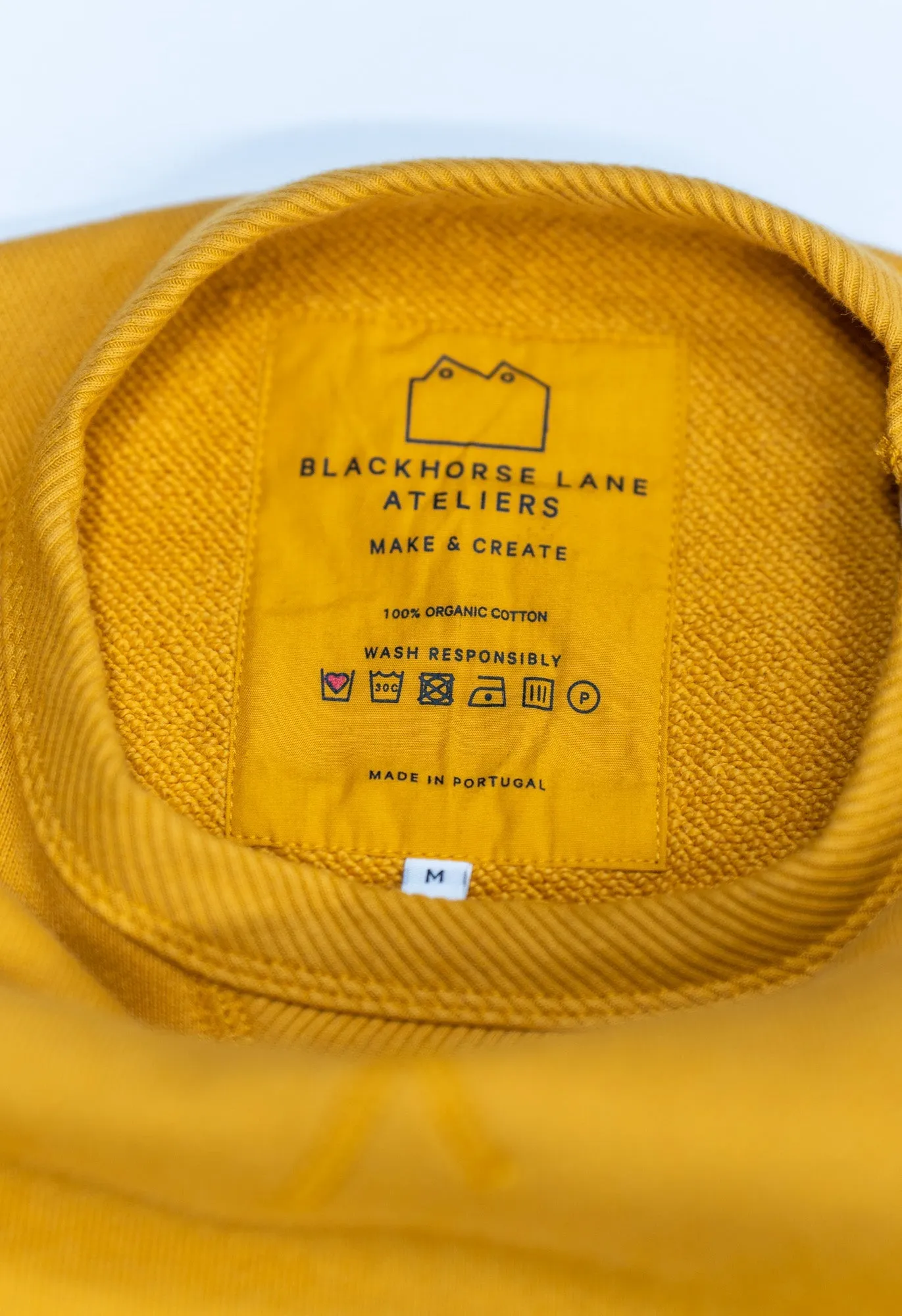 N7 Heavyweight Organic Cotton Sweatshirt, Mustard