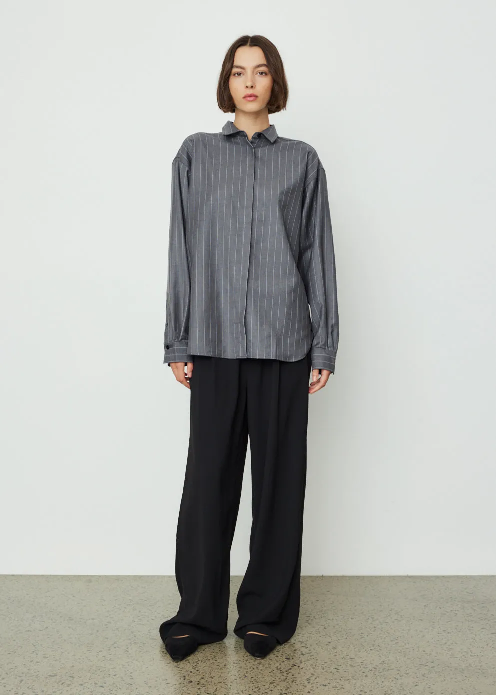 Oversized Wool Shirt