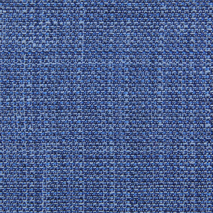 Plain Hopsack Bespoke Wool Tie - Blue