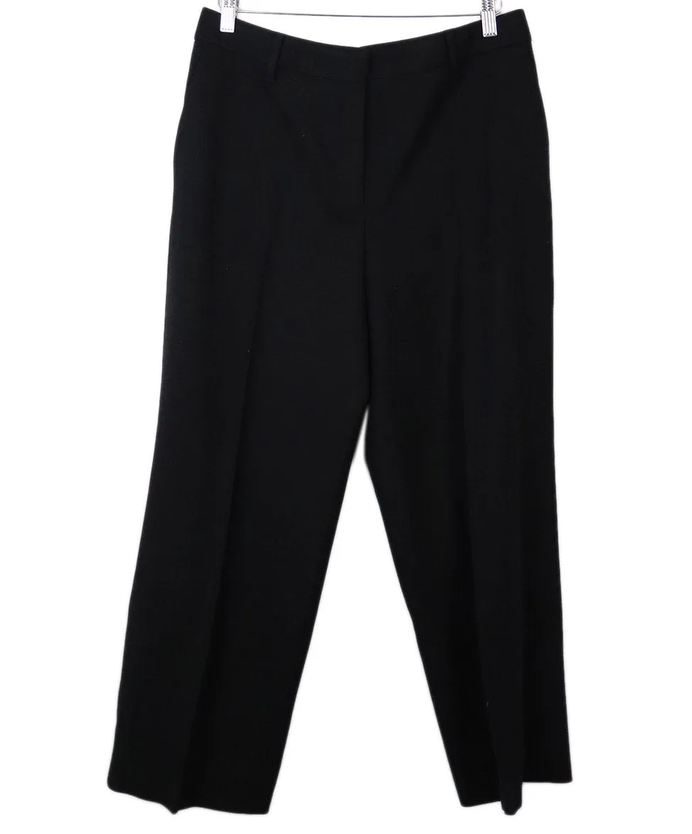 Prada Black Wool Pants sz 12
