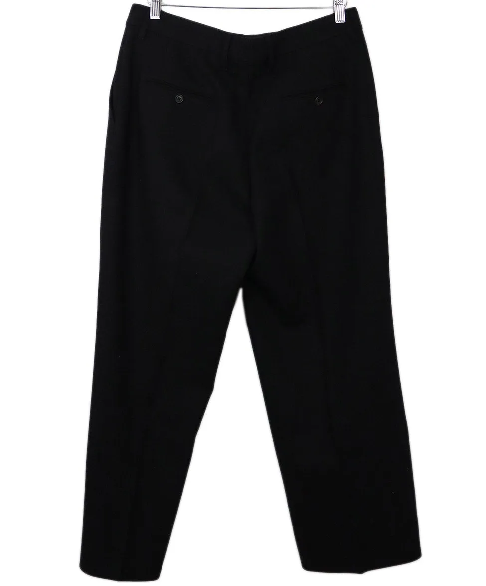 Prada Black Wool Pants sz 12