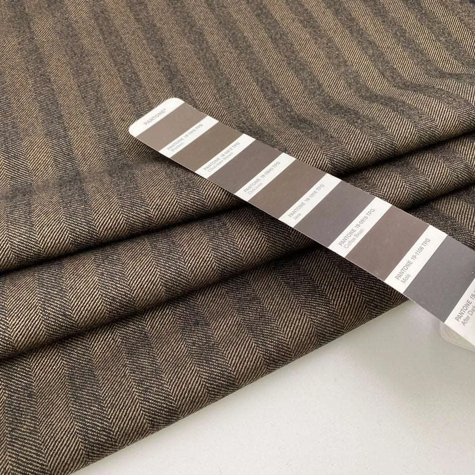 Pure wool herringbone
