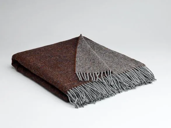 Rosewood Reversible Throw