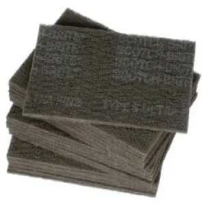 Scotch-Brite™ Hand Pad 7448, HP-HP, SiC Ultra Fine, Gray, 6 in x 9 in,
20/Carton, 60 ea/Case