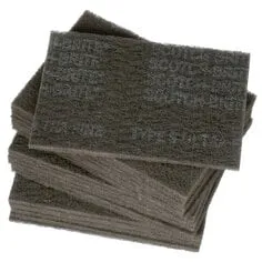 Scotch-Brite™ Hand Pad 7448, HP-HP, SiC Ultra Fine, Gray, 6 in x 9 in,
20/Carton, 60 ea/Case