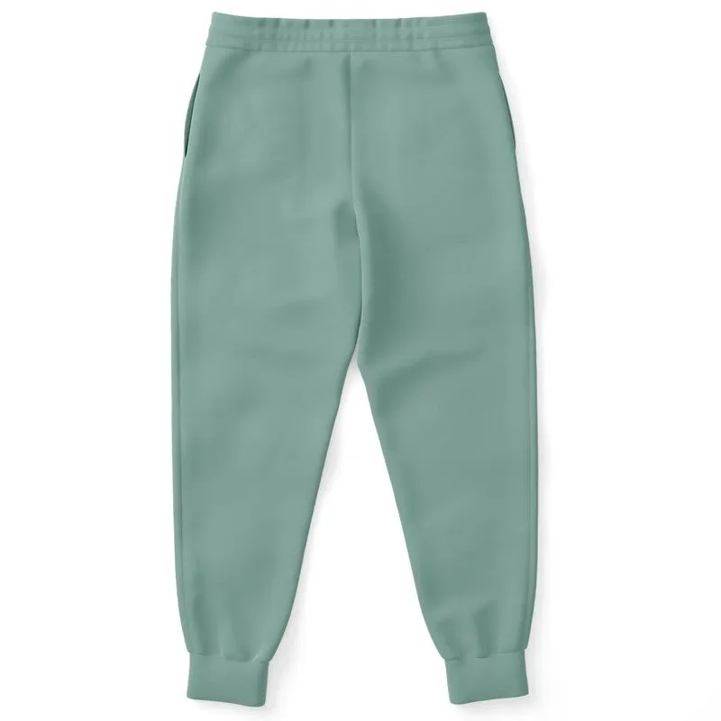 Shaded Pale Pastel Green Gray Joggers | Unisex | with PLUS sizes | C30M0Y22K30