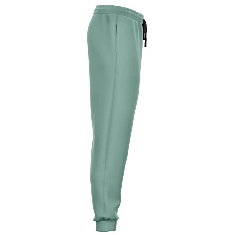 Shaded Pale Pastel Green Gray Joggers | Unisex | with PLUS sizes | C30M0Y22K30