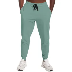 Shaded Pale Pastel Green Gray Joggers | Unisex | with PLUS sizes | C30M0Y22K30
