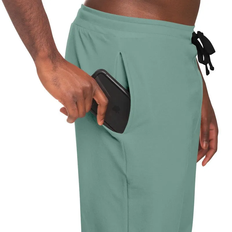Shaded Pale Pastel Green Gray Joggers | Unisex | with PLUS sizes | C30M0Y22K30
