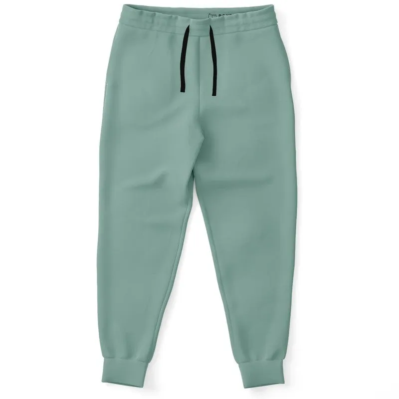 Shaded Pale Pastel Green Gray Joggers | Unisex | with PLUS sizes | C30M0Y22K30