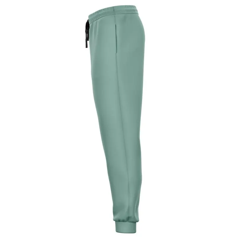 Shaded Pale Pastel Green Gray Joggers | Unisex | with PLUS sizes | C30M0Y22K30