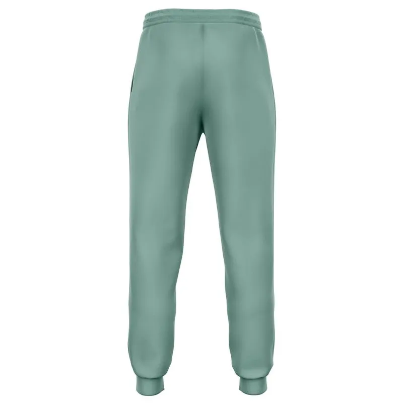 Shaded Pale Pastel Green Gray Joggers | Unisex | with PLUS sizes | C30M0Y22K30