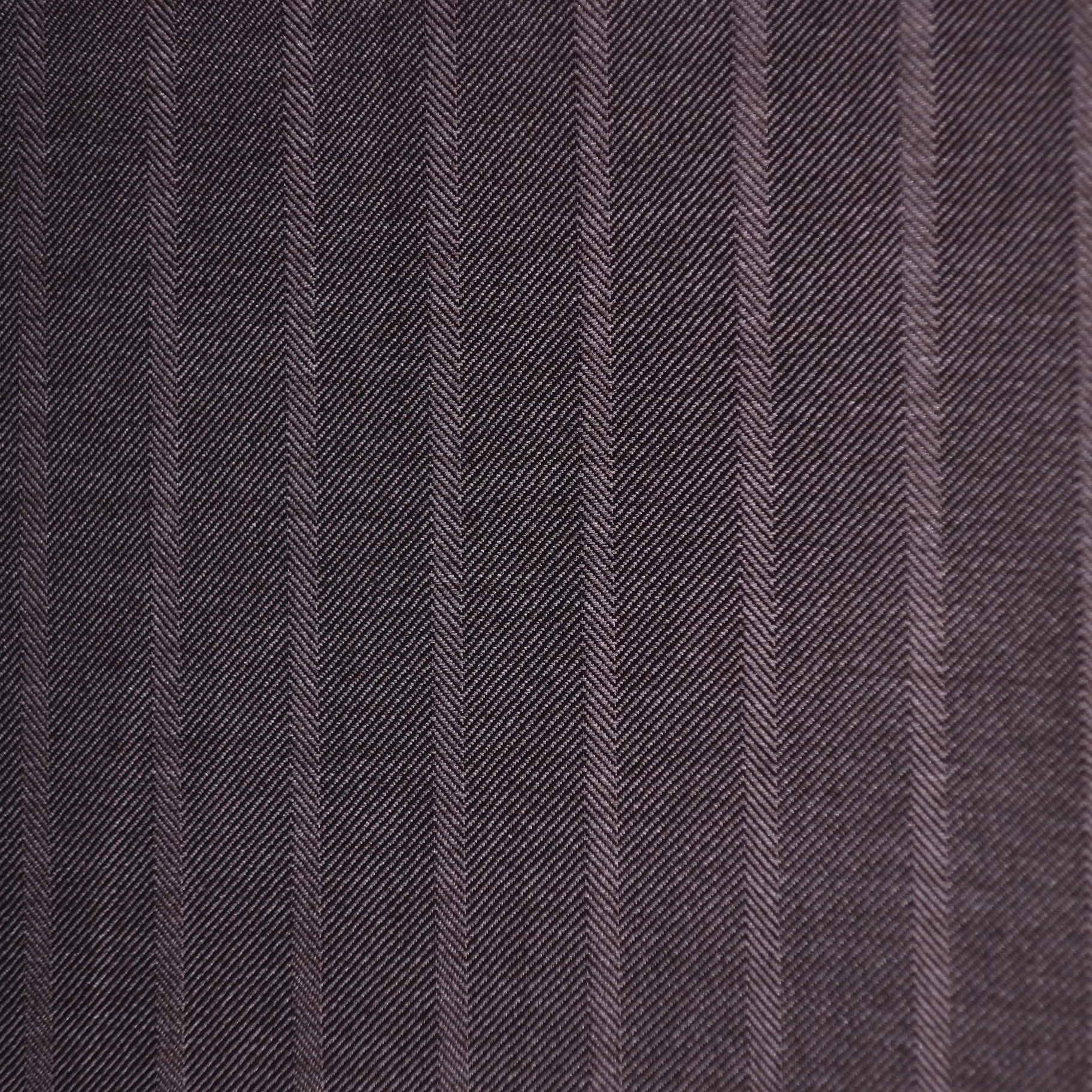 Shiny Gray Herringbone Stripes Lana e Seta Ariston Fabric