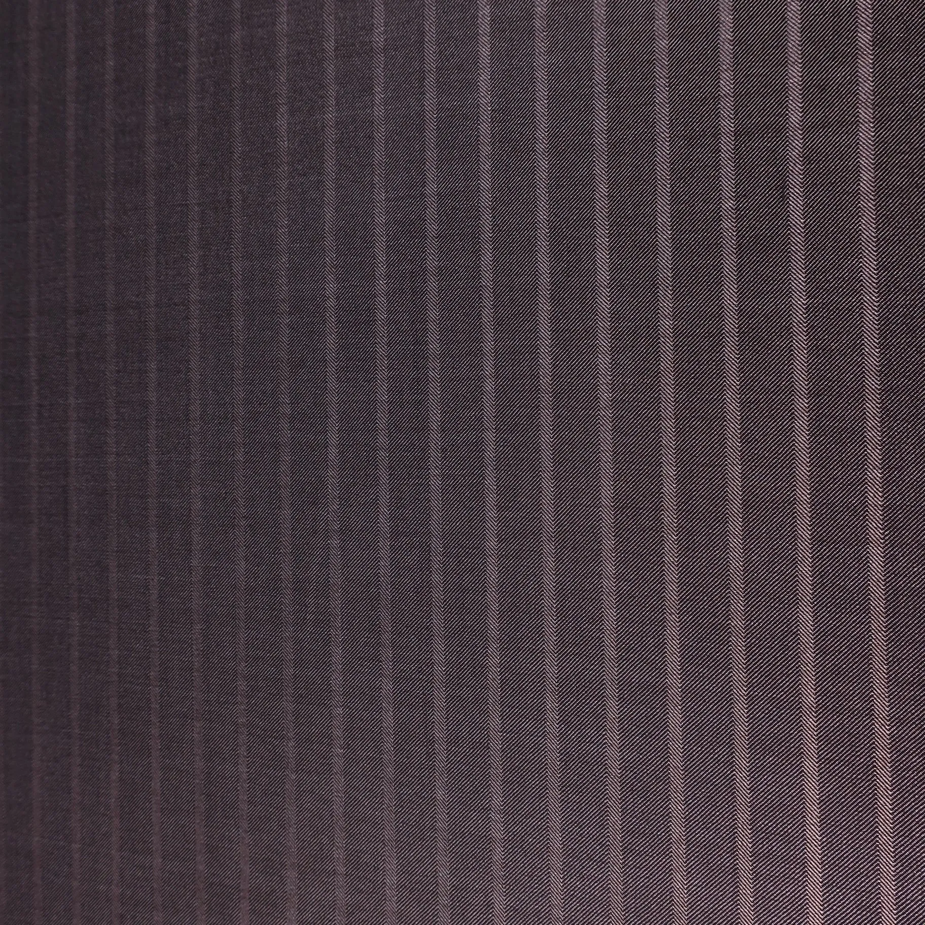 Shiny Gray Herringbone Stripes Lana e Seta Ariston Fabric