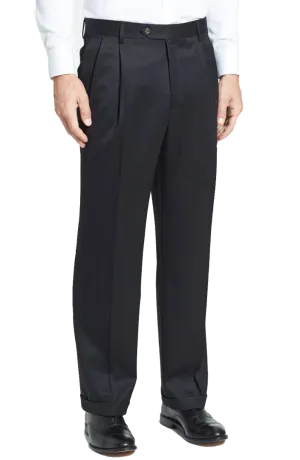 Super 100's Gabardine<br>Pleated<br>Short Rise
