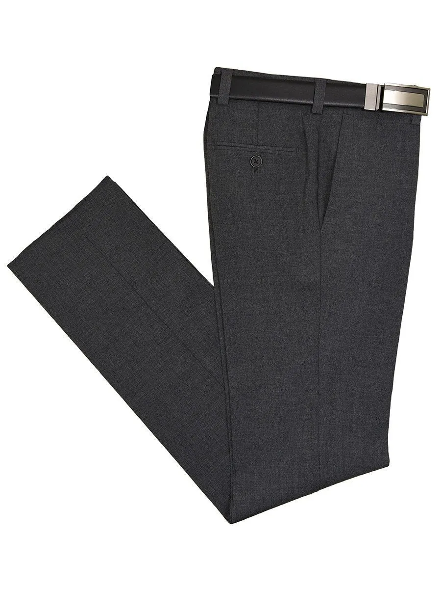 Tallia 23367 52% Wool/ 46% Polyester/ 2% Elastane Boy's Suit - Solid - Gray