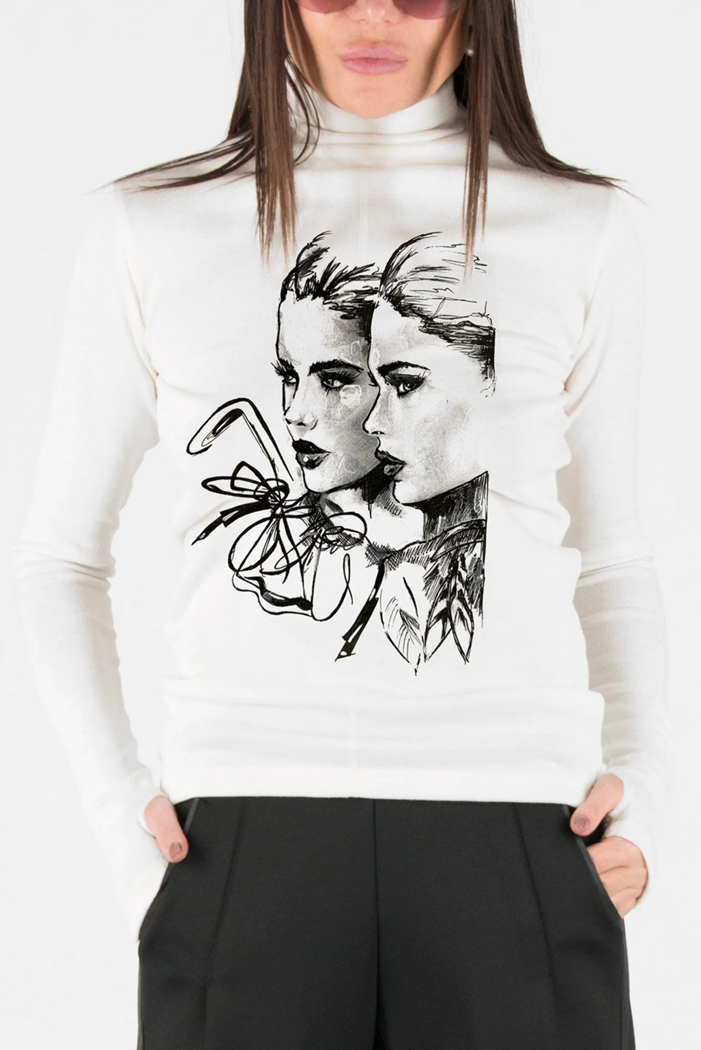 Turtleneck Blouse Margarita