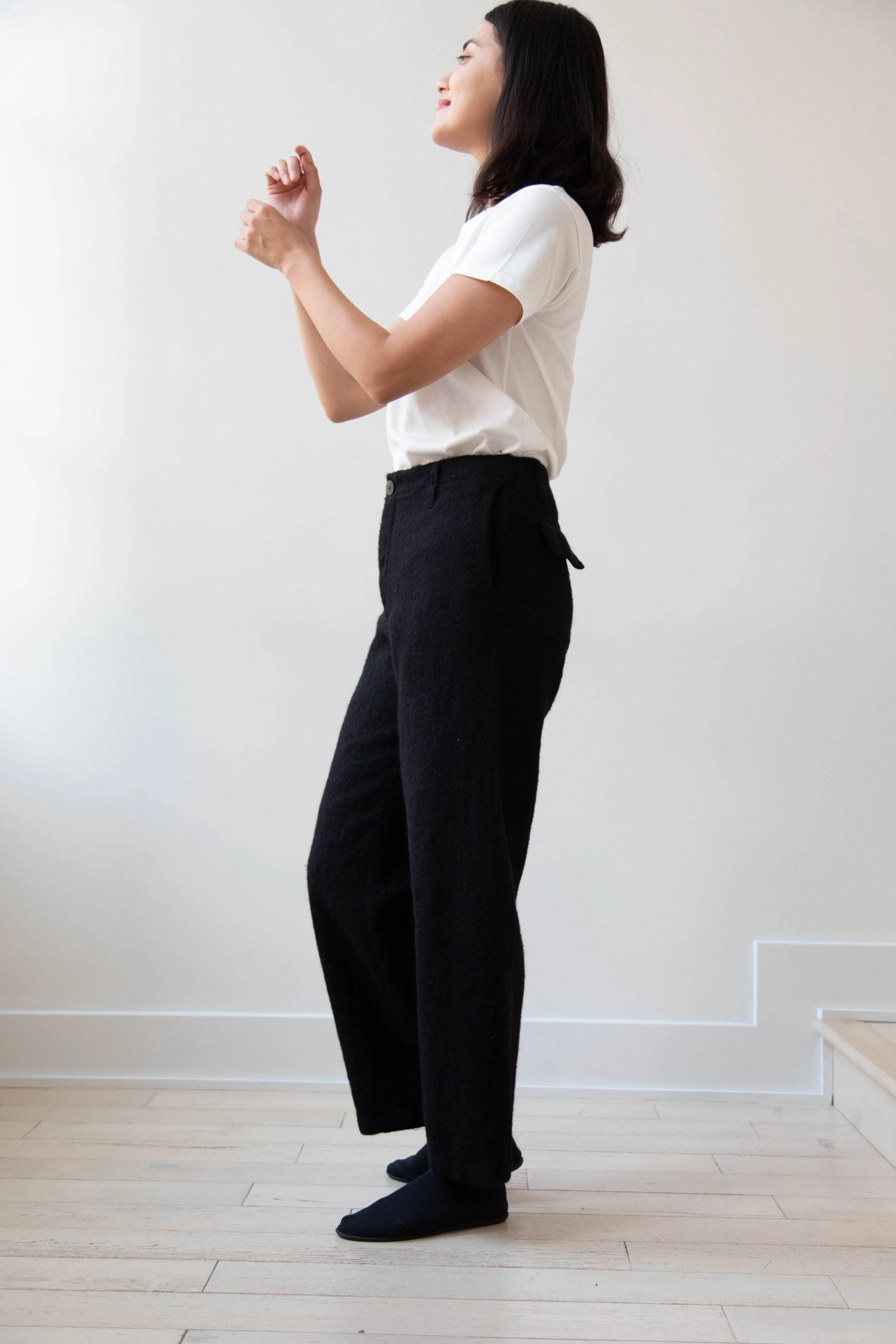 Wright & Doyle | Lozere Trousers in Ebony