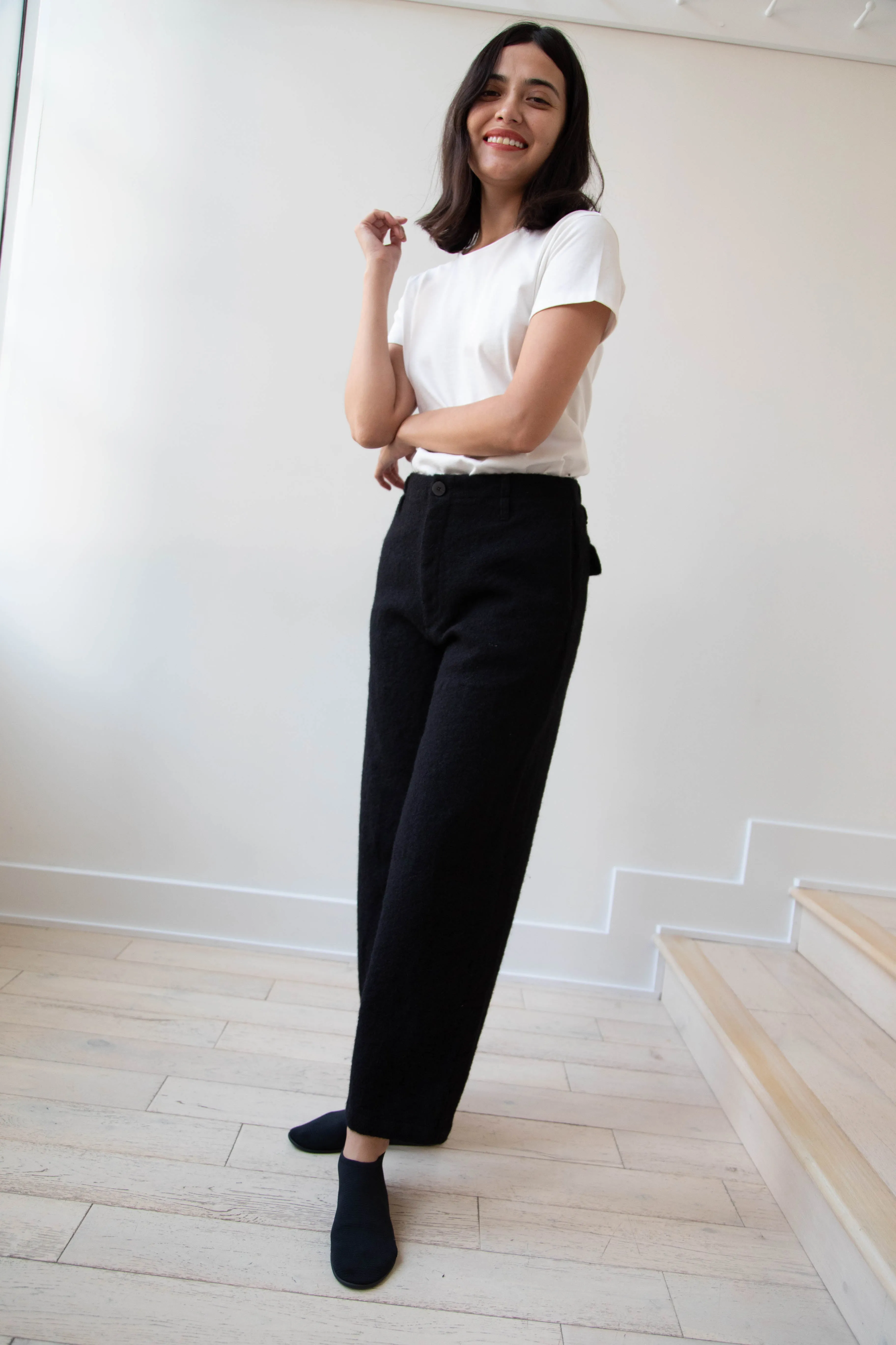 Wright & Doyle | Lozere Trousers in Ebony