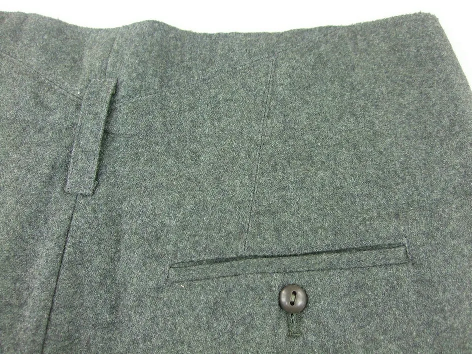 WW2 Italy Italian Gray Green Wool M1940 M40 Pants Pantalone